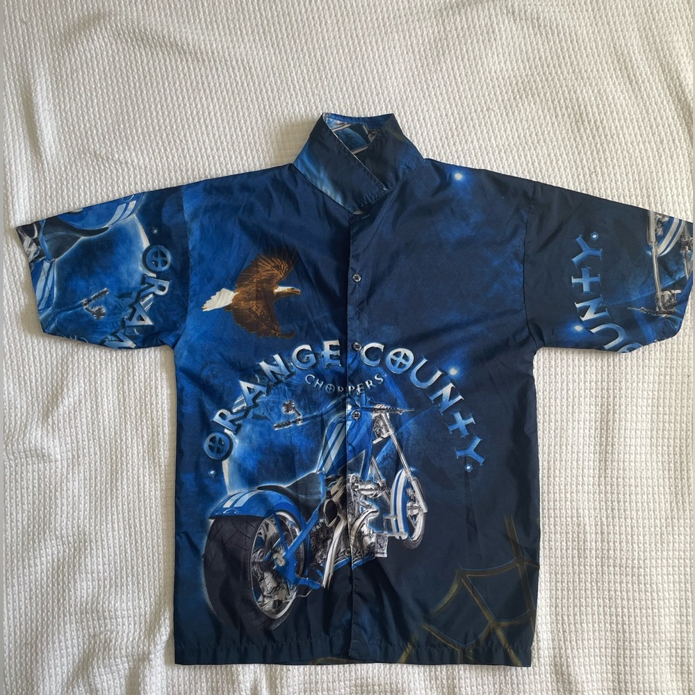 Orange County Choppers Graphic Men's Button Up